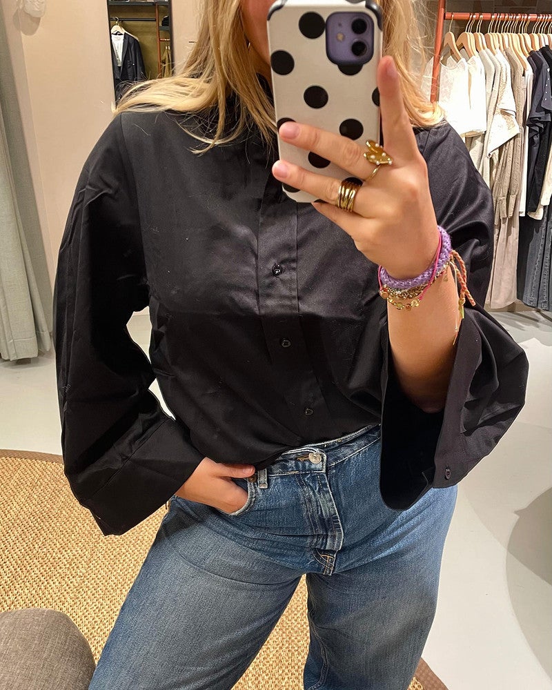 Indi Blouse Black Zwart 1 Indi Blouse Black Zwart 1