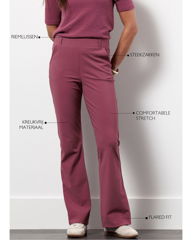Flair bonded trousers Roze Flair bonded trousers Roze