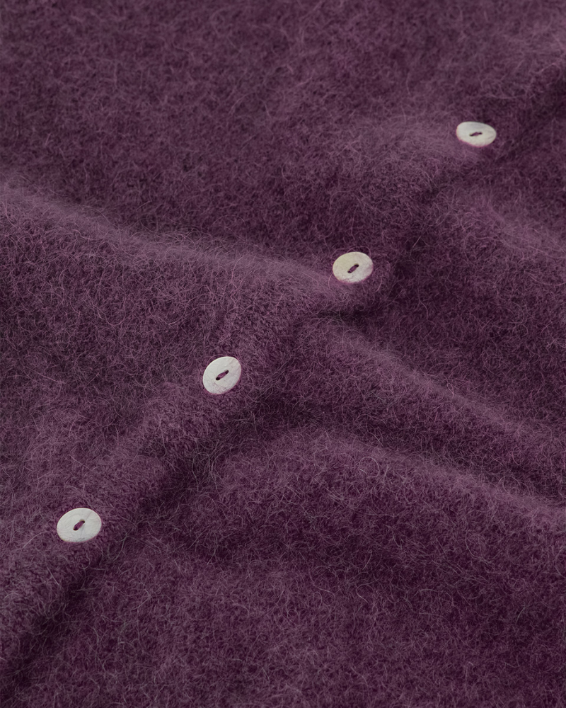 Bibi mohair cardigan Bordeaux Bibi mohair cardigan Bordeaux