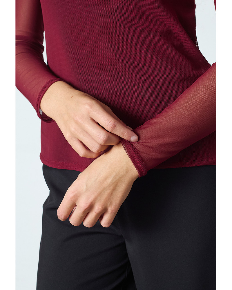 NEW GANI-22 Blouse Bordeaux NEW GANI-22 Blouse Bordeaux