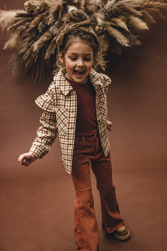 Little Pointel T-Shirt Longsleeve 7428 Bruin KL Little Pointel T-Shirt Longsleeve 7428 Bruin KL