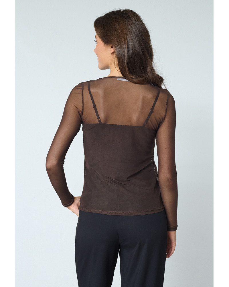 NEW GANI-22 Blouse Bruin 1 NEW GANI-22 Blouse Bruin 1