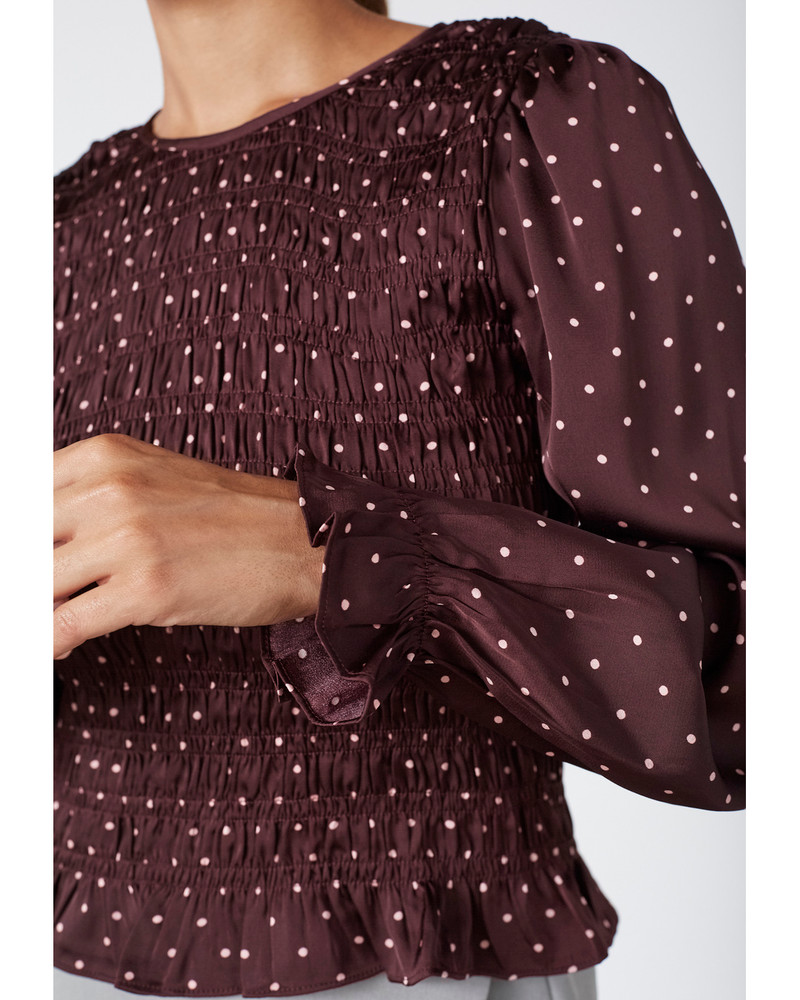 NIX-LS10 Blouse Bordeaux NIX-LS10 Blouse Bordeaux