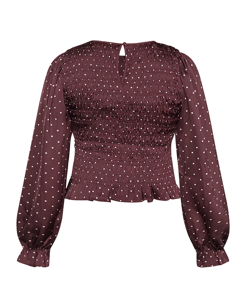 NIX-LS10 Blouse Bordeaux NIX-LS10 Blouse Bordeaux