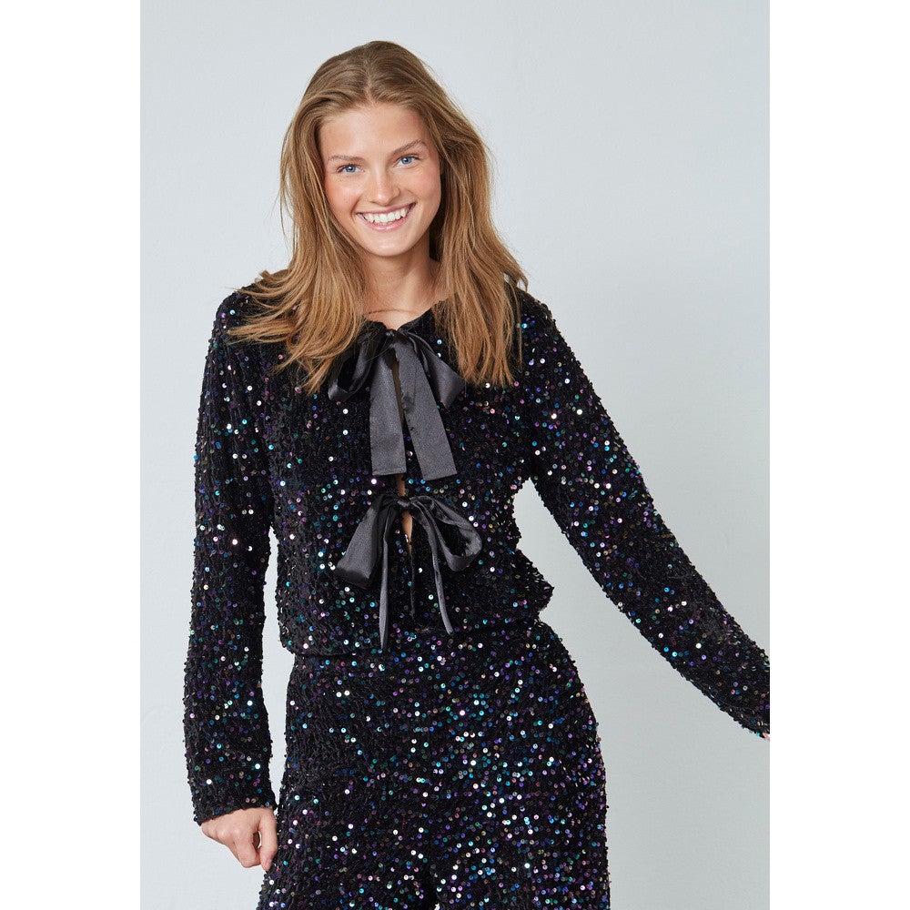 NELL-TOP.LS2 Blouse Zwart 1 NELL-TOP.LS2 Blouse Zwart 1