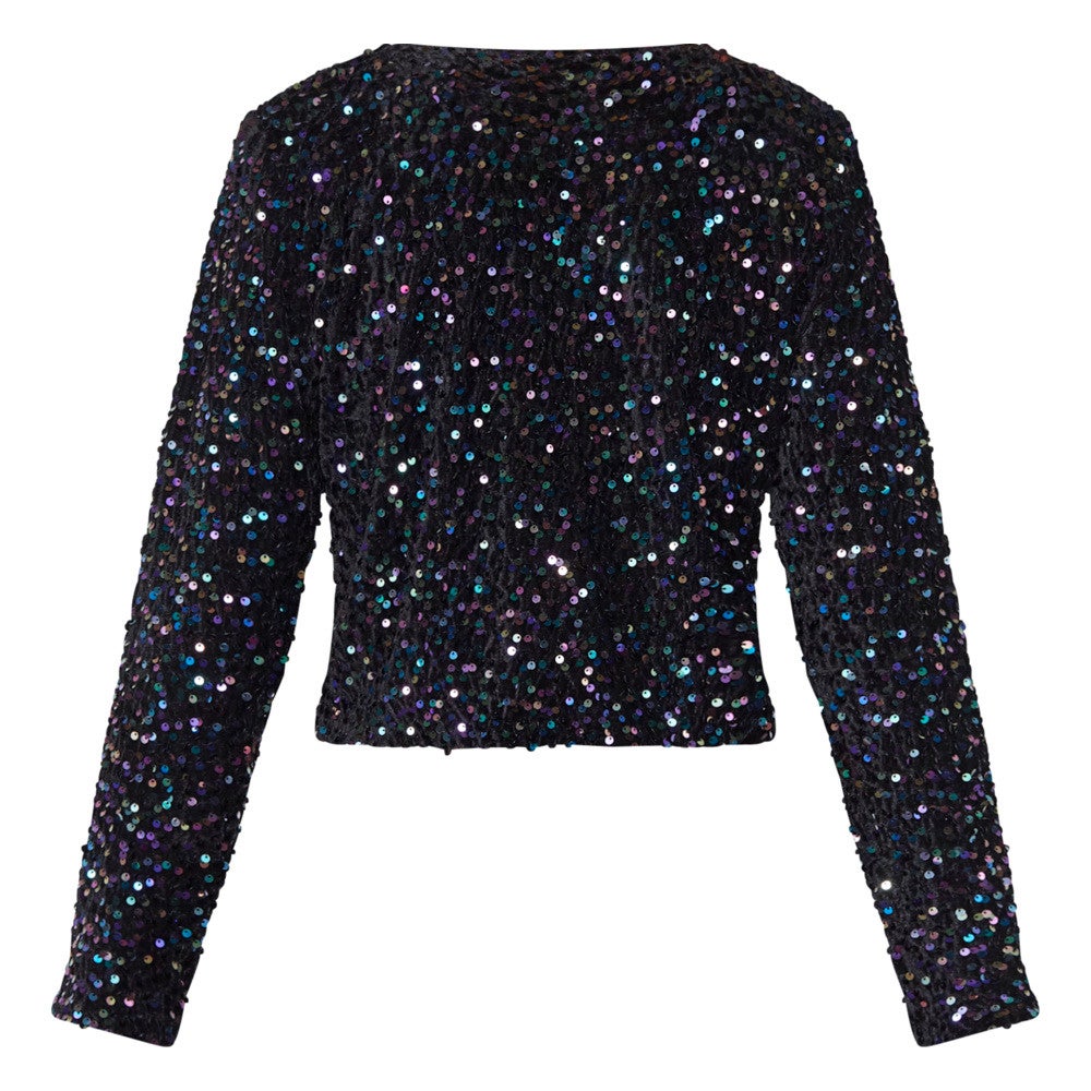 NELL-TOP.LS2 Blouse Zwart 1 NELL-TOP.LS2 Blouse Zwart 1