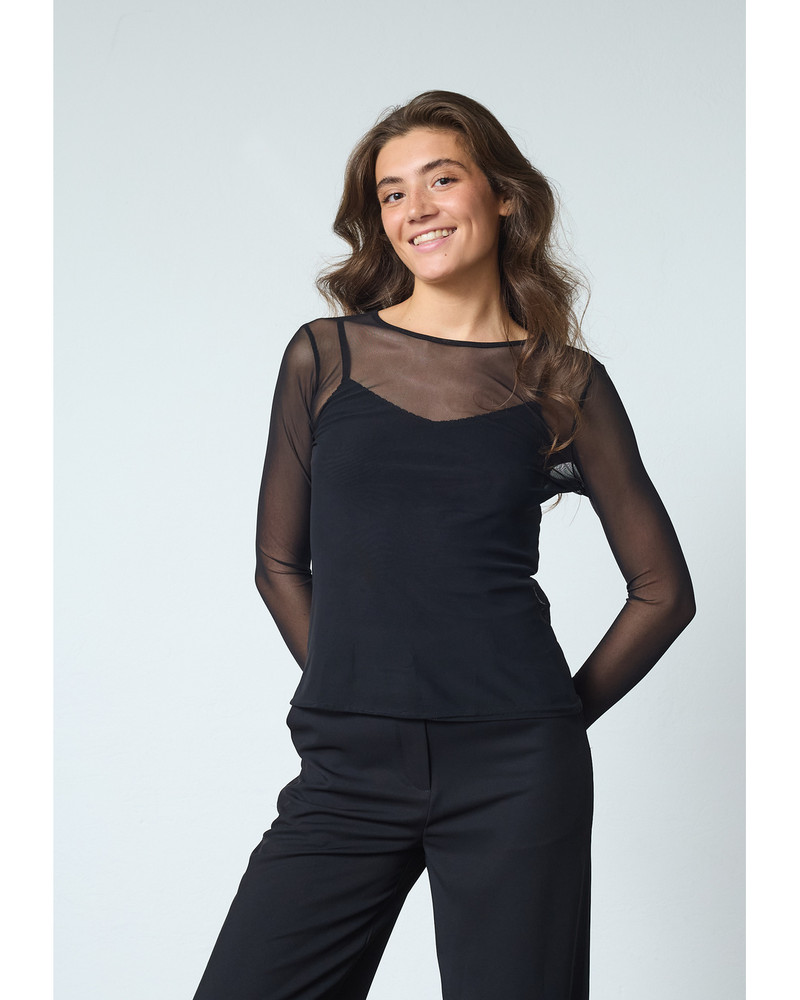 NEW GANI-22 Blouse Zwart 1 NEW GANI-22 Blouse Zwart 1