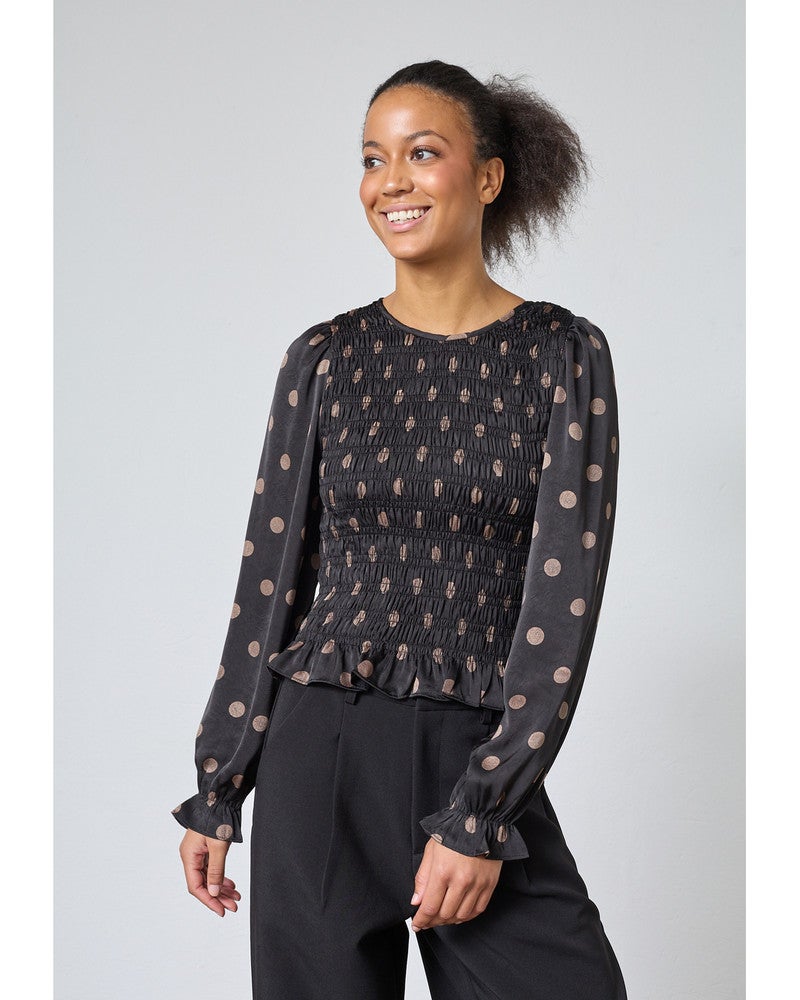 NIX-LS13 Blouse Zwart 1 NIX-LS13 Blouse Zwart 1