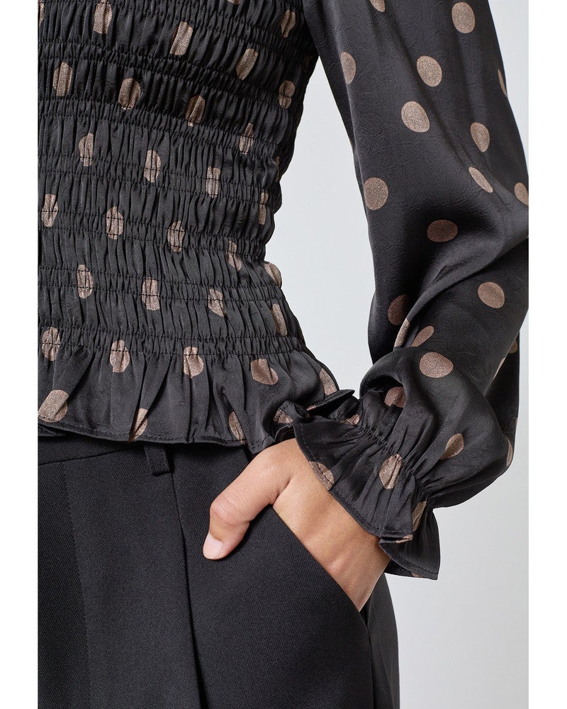 NIX-LS13 Blouse Zwart 1 NIX-LS13 Blouse Zwart 1