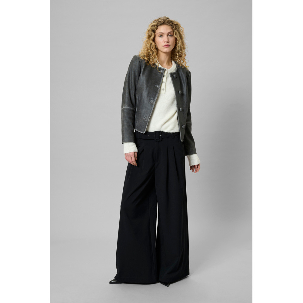 MWHace Vitta High Wide Pant Zwart 1 MWHace Vitta High Wide Pant Zwart 1