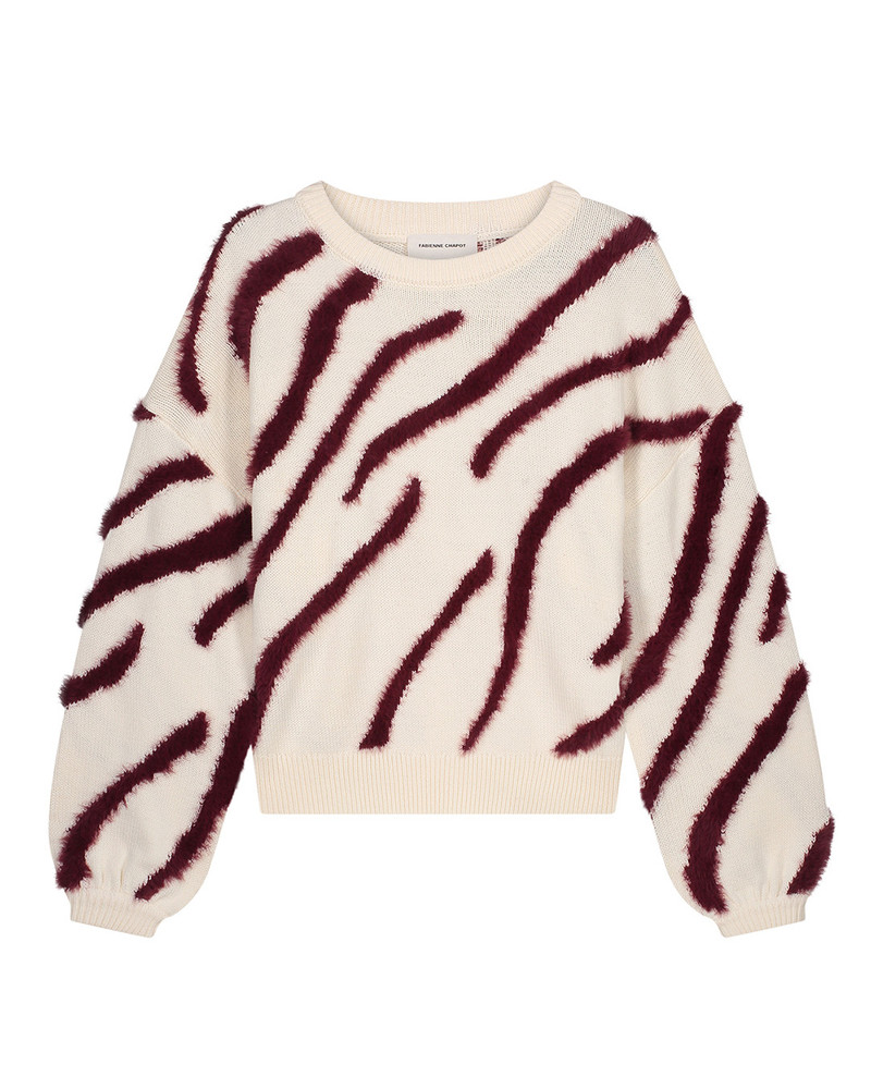 Zebra Pullover Off White Zebra Pullover Off White