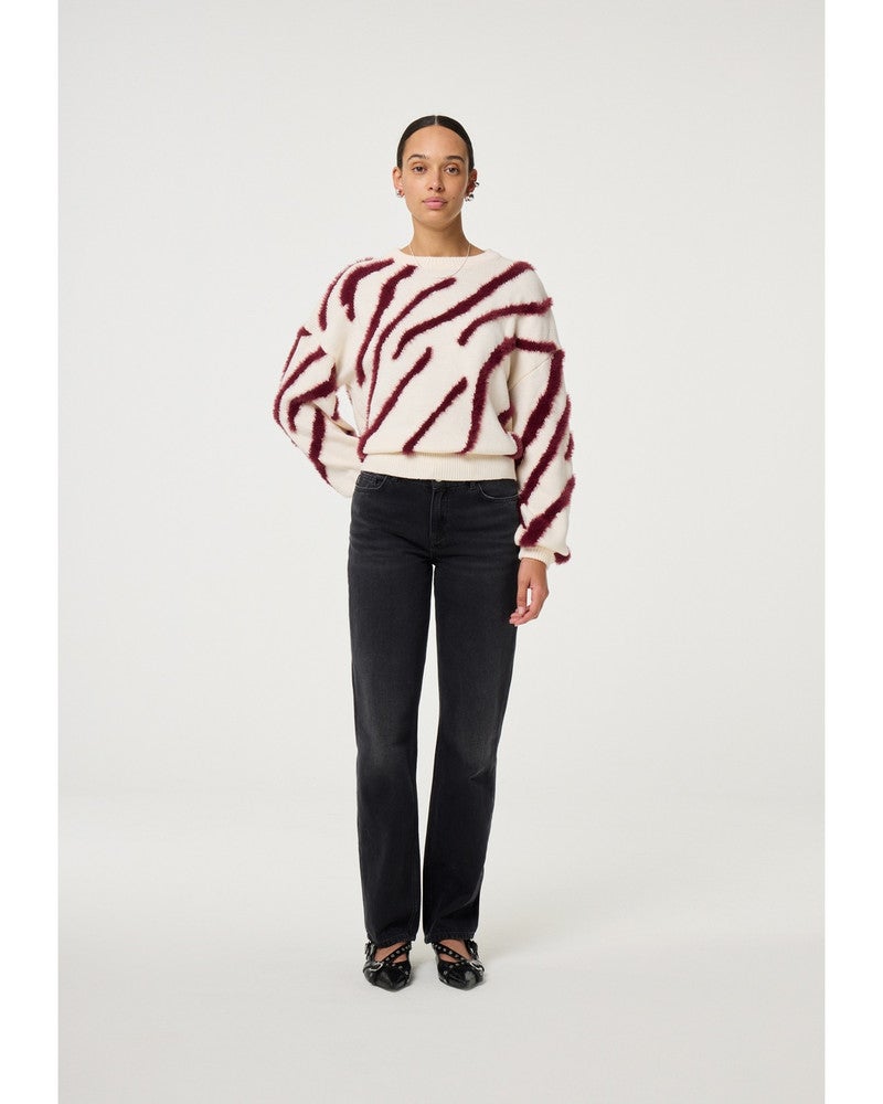 Zebra Pullover Off White Zebra Pullover Off White