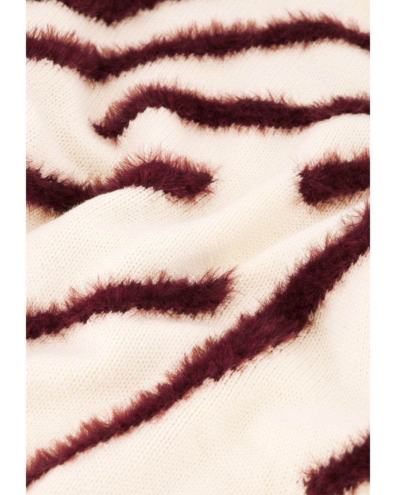 Zebra Pullover Off White Zebra Pullover Off White