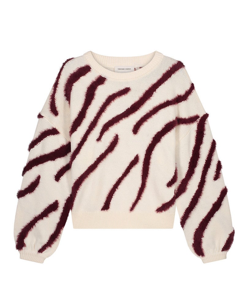 Zebra Pullover Off White Zebra Pullover Off White