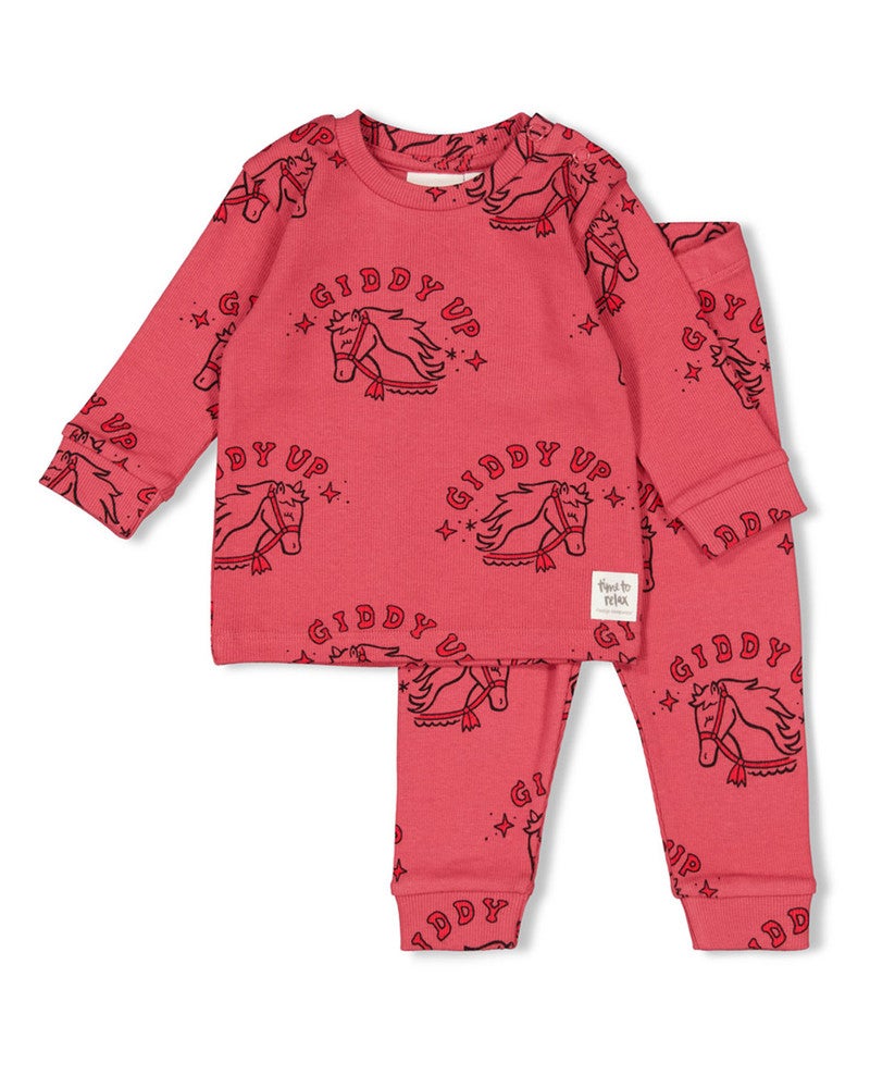 Howdy Holly Premium Sleepwear Roze Howdy Holly Premium Sleepwear Roze