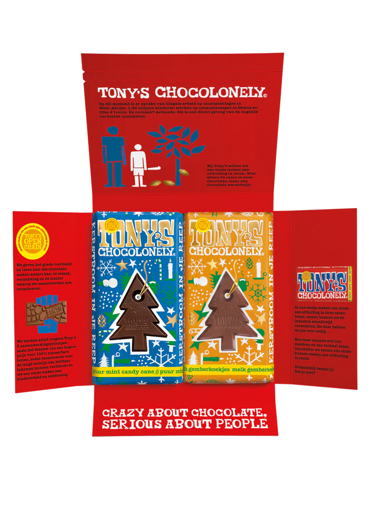 Kerst Chocoladerepen Cadeupakket Multi Kerst Chocoladerepen Cadeupakket Multi