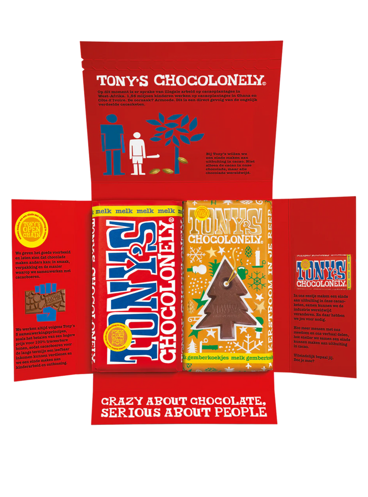 Kerst Chocoladerepen Cadeupakket Print Kerst Chocoladerepen Cadeupakket Print