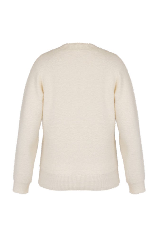 Nuri wrap pullover Ecru Nuri wrap pullover Ecru