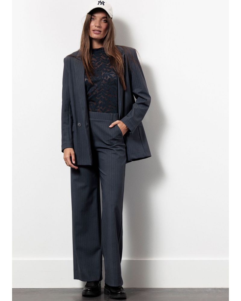 Lexie bnd pinstripe trousers Antraciet Lexie bnd pinstripe trousers Antraciet