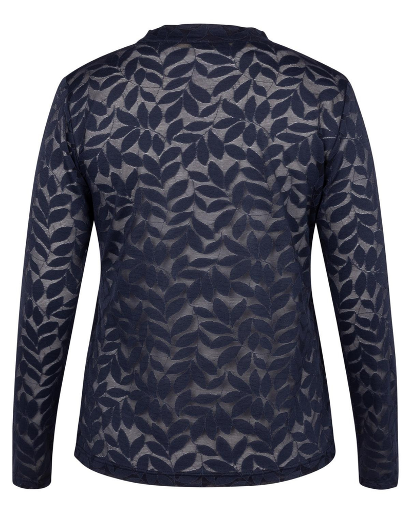 Reagan lace top Donker Blauw Reagan lace top Donker Blauw