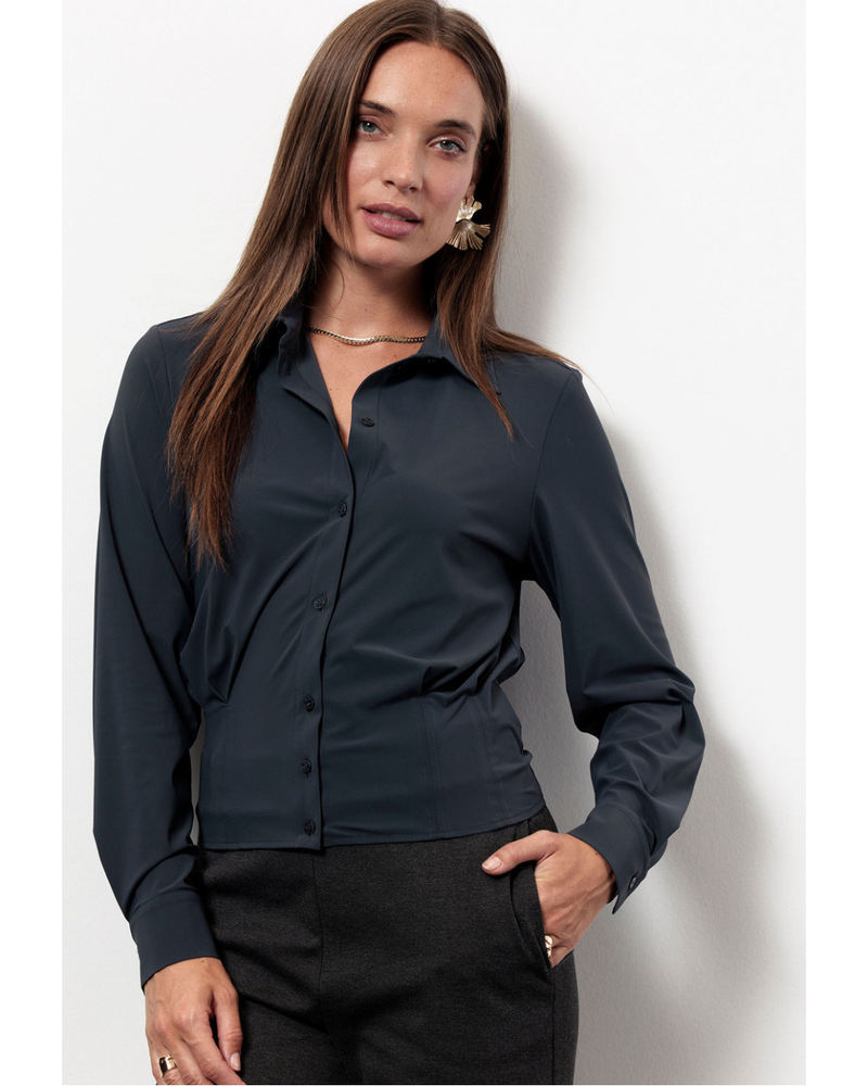 Geesje blouse Antraciet Geesje blouse Antraciet