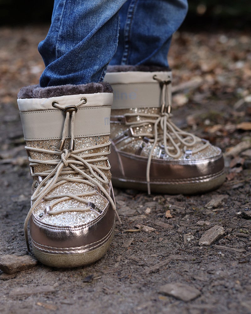 Snow Boot Glitter Goud Snow Boot Glitter Goud