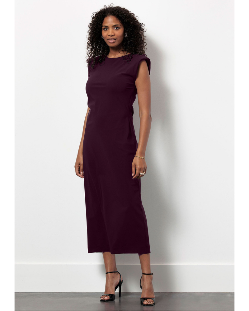 Jewel Dress Midi Bordeaux Jewel Dress Midi Bordeaux