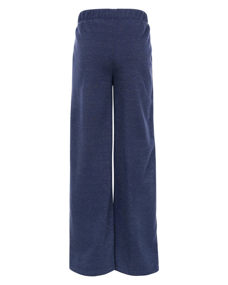 Little lurex sweat pants heart tape Donker Blauw Little lurex sweat pants heart tape Donker Blauw