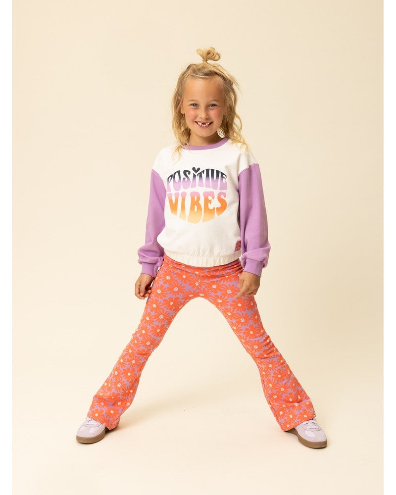 Little printed flare pants flowers Multi Little printed flare pants flowers Multi