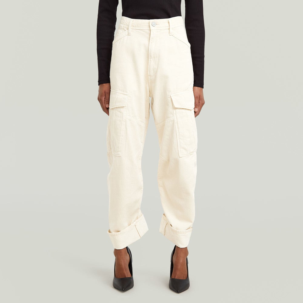 Cargo 3D boyfriend pants wmn Wit 1 Cargo 3D boyfriend pants wmn Wit 1