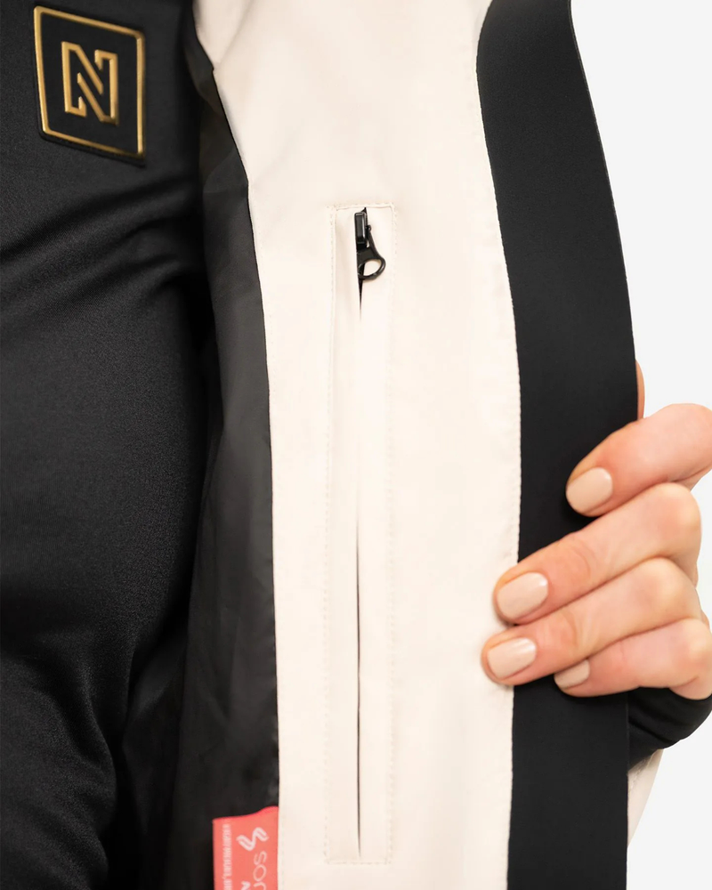 Gumeko Ski Jacket Swarovski Off White Gumeko Ski Jacket Swarovski Off White