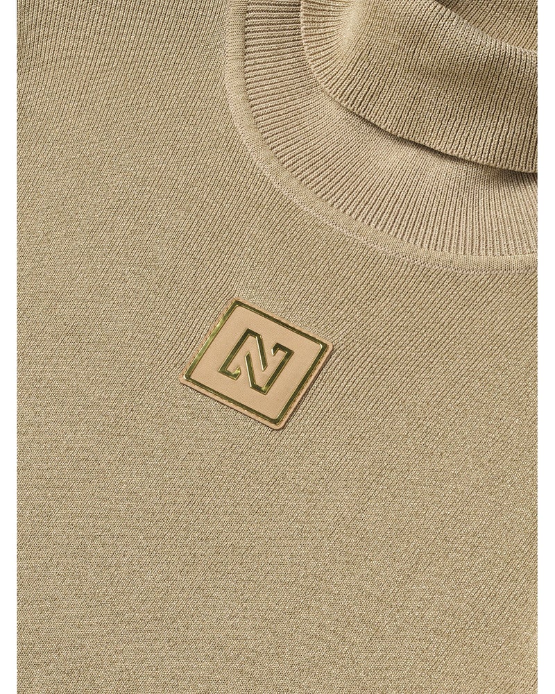 Noroton Shiny Turtleneck Goud Noroton Shiny Turtleneck Goud