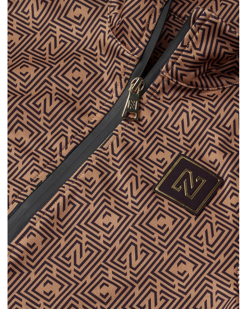 Nantes Logo Ski Pully Camel Nantes Logo Ski Pully Camel