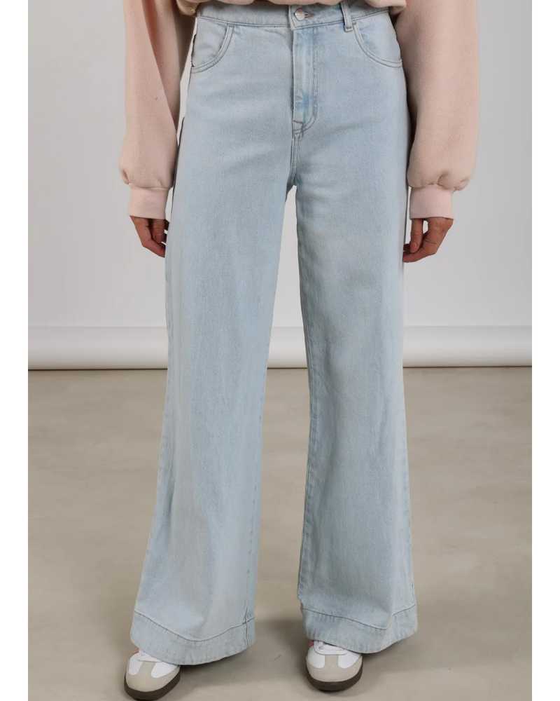 Abby Pants Denim Strass Blauw Abby Pants Denim Strass Blauw