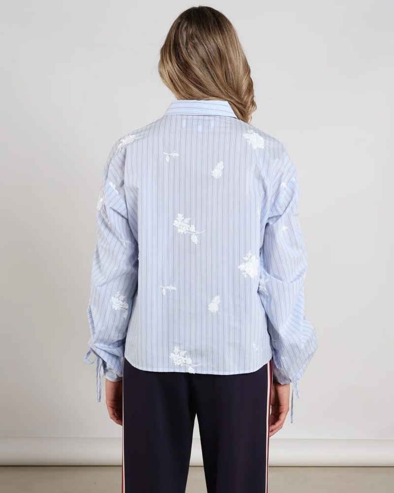 Rosa Blouse Stripe Licht Blauw Rosa Blouse Stripe Licht Blauw