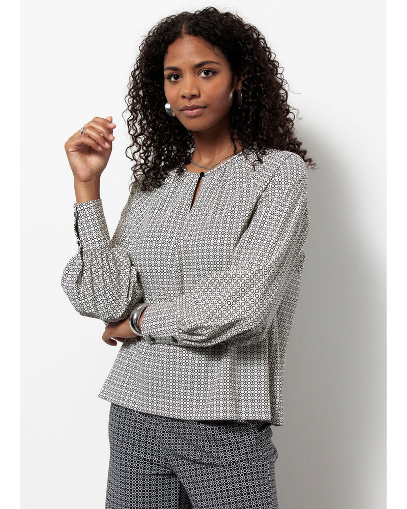 Charleze circle blouse Off White Charleze circle blouse Off White