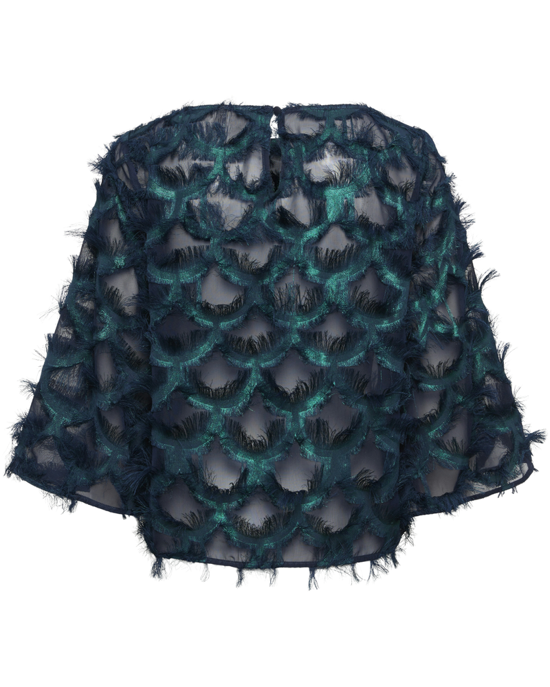 YASPAZILLA 3/4 TOP - SHOW FEATHER Blauw YASPAZILLA 3/4 TOP - SHOW FEATHER Blauw
