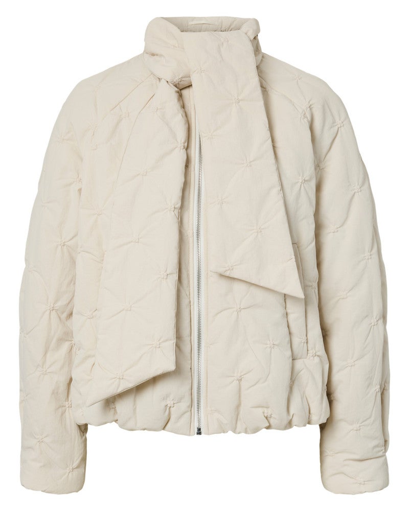 YASCELINA LS PADDED JACKET Off White YASCELINA LS PADDED JACKET Off White