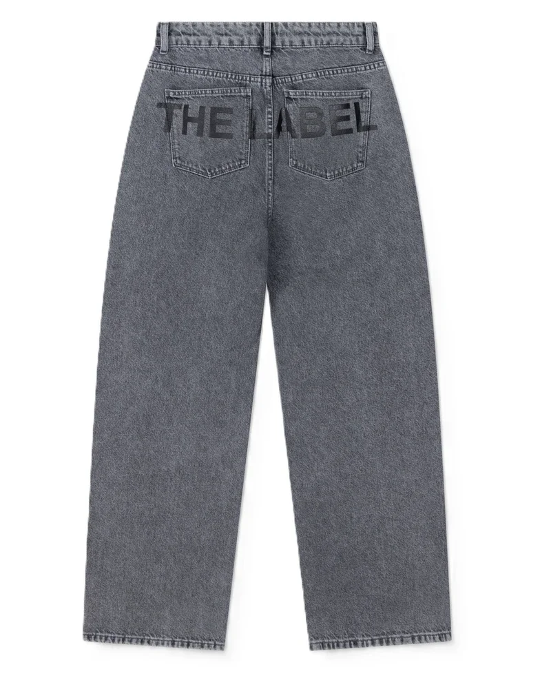 ladies woven cutseam denim pants Grijs ladies woven cutseam denim pants Grijs