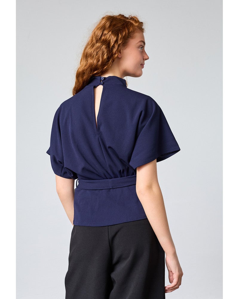 GIRL-TOP6 Tops Blauw GIRL-TOP6 Tops Blauw