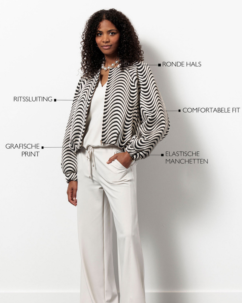 Luun wave bomber jacket Zwart 1 Luun wave bomber jacket Zwart 1