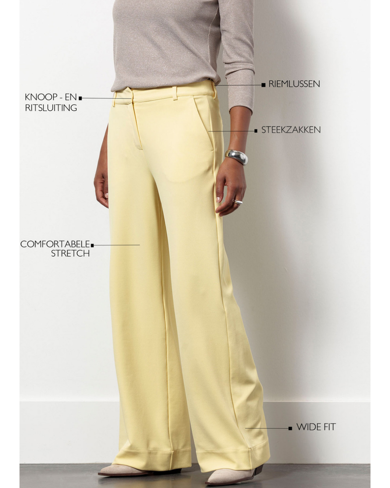 Luz twill trousers Geel Luz twill trousers Geel