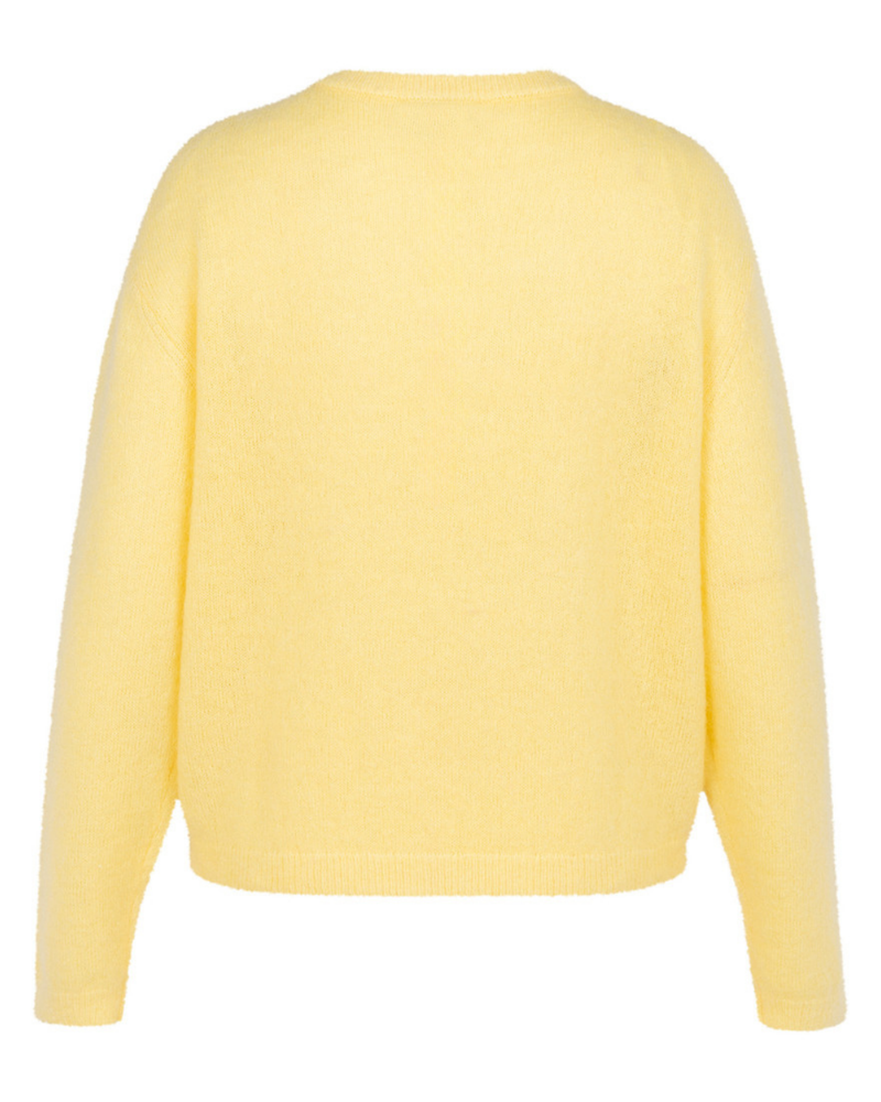 Bibi mohair cardigan Geel Bibi mohair cardigan Geel