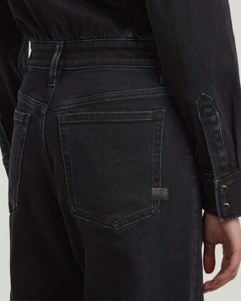 Western Wide Leg Jumpsuit l\s wmn Zwart 1 Western Wide Leg Jumpsuit l\s wmn Zwart 1