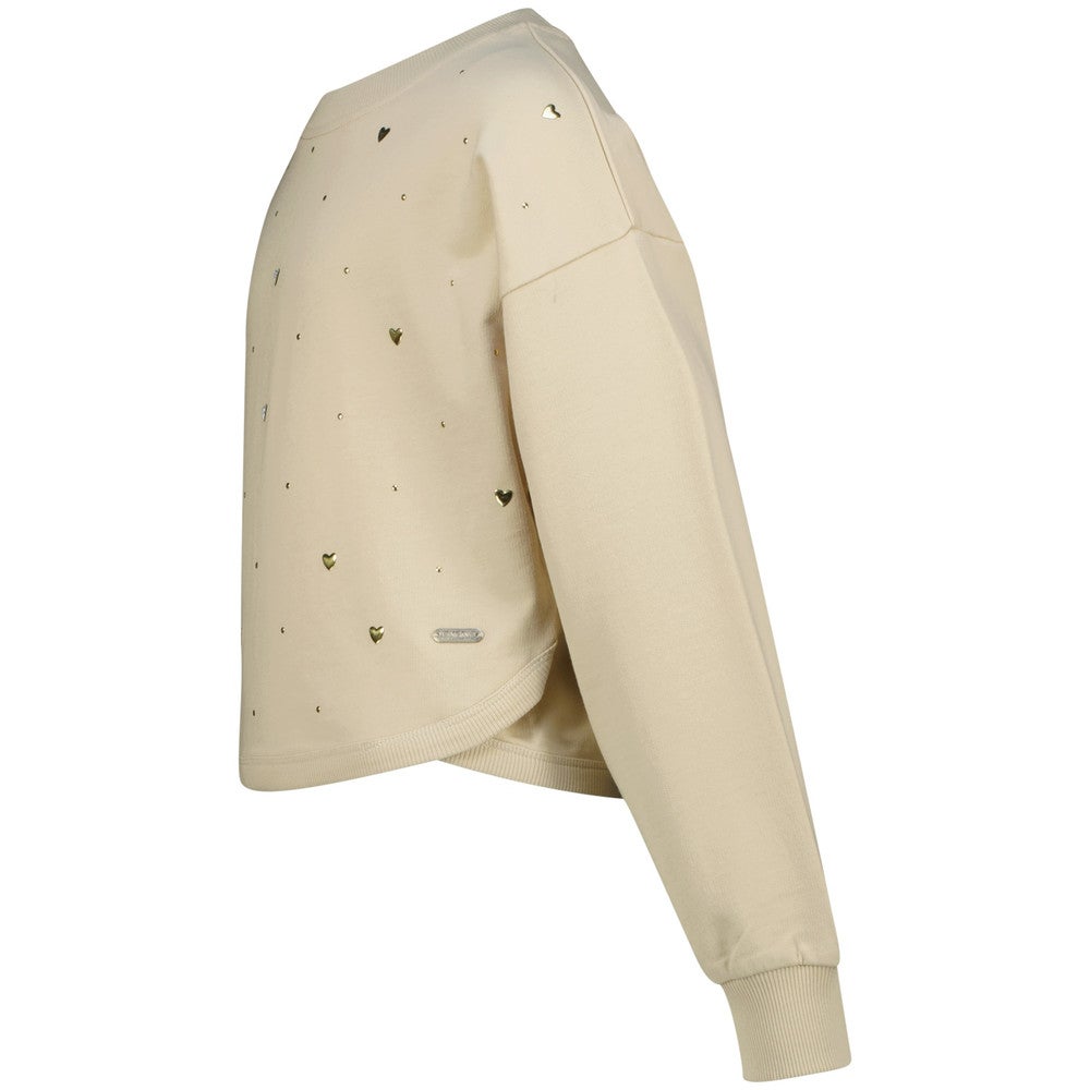 Nathalia Sweater Hearts Off White Nathalia Sweater Hearts Off White