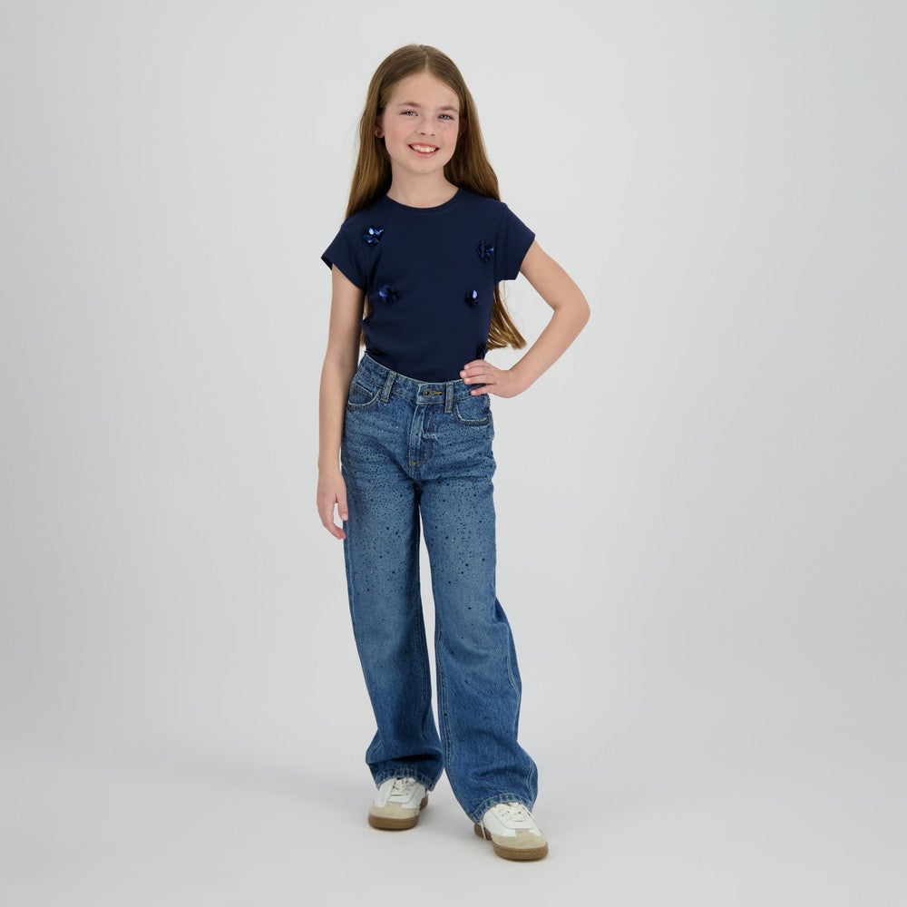 Cato Stones Wide Leg Blauw Cato Stones Wide Leg Blauw