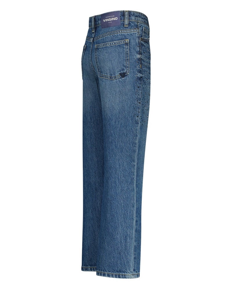 Cato Stones Wide Leg Blauw Cato Stones Wide Leg Blauw