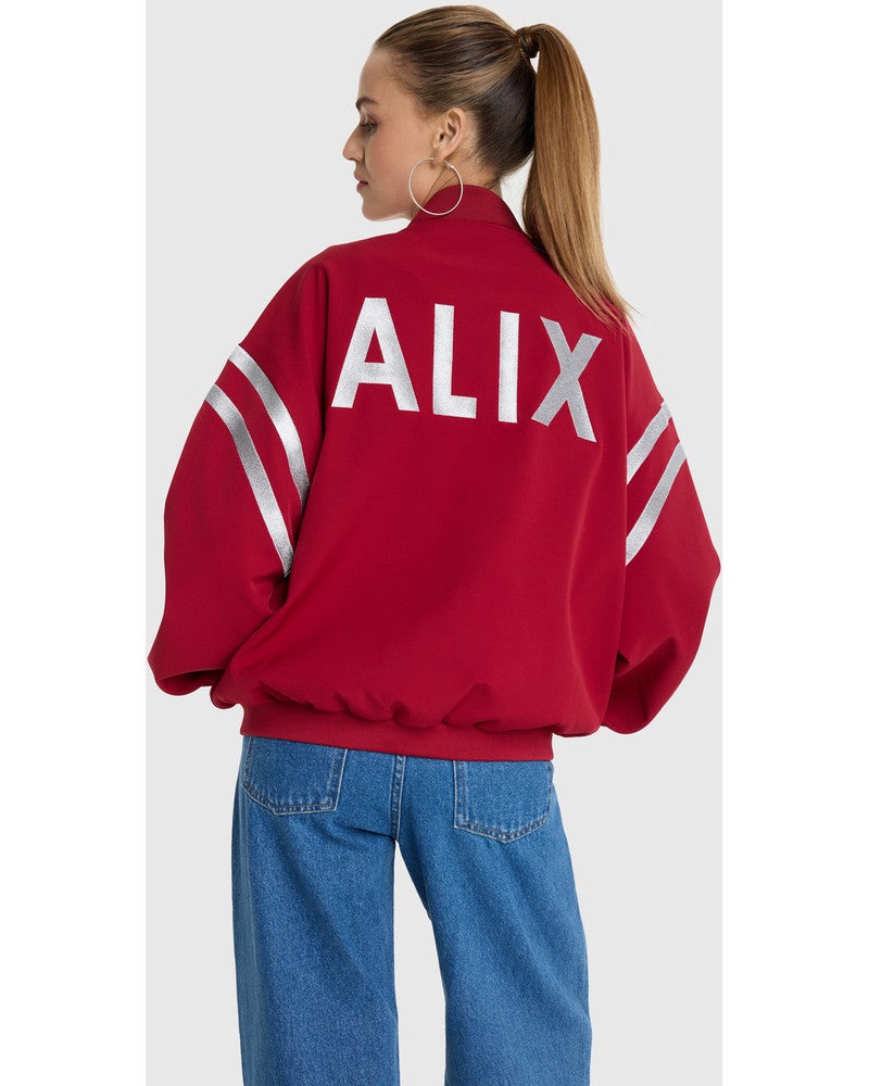 ladies woven tape jacket Bordeaux ladies woven tape jacket Bordeaux