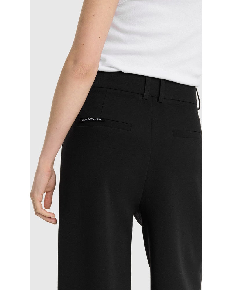 ladies woven baggy pantalon Zwart 1 ladies woven baggy pantalon Zwart 1