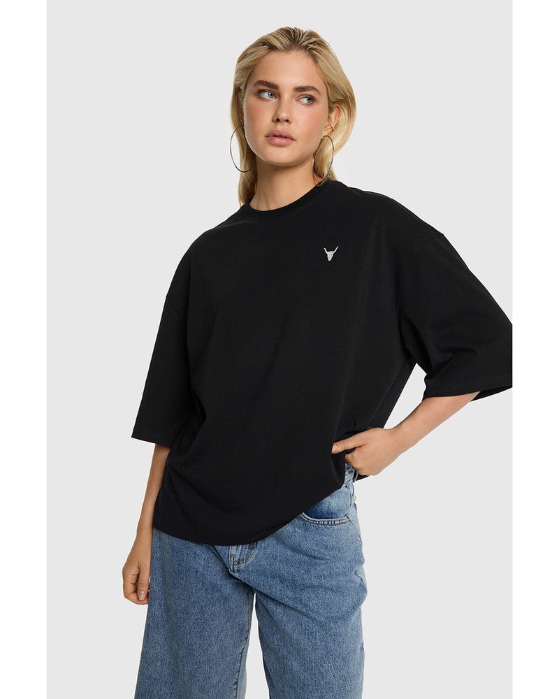 ladies knitted bull t-shirt Zwart 1 ladies knitted bull t-shirt Zwart 1